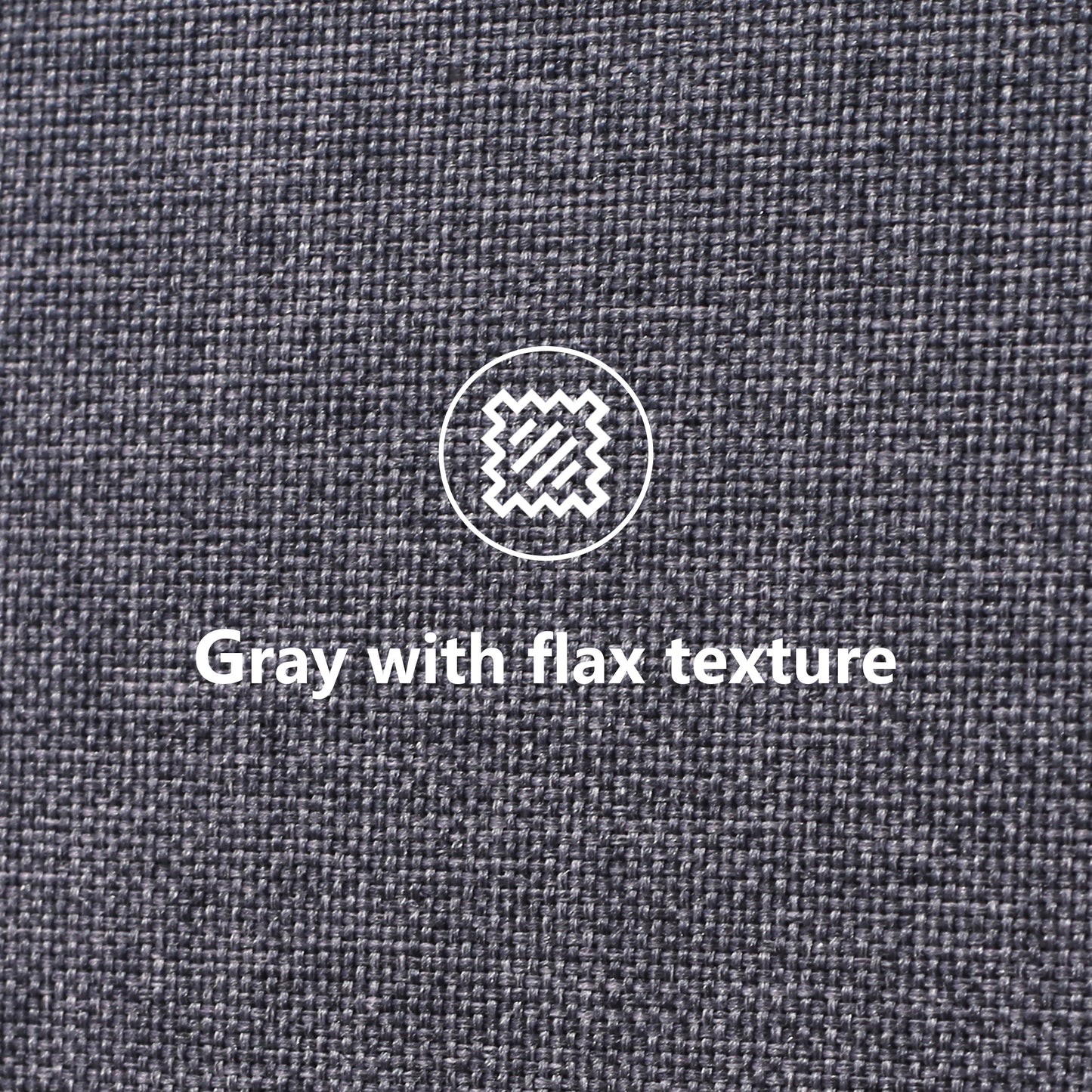 Grey Linen Winged Headboard Double Bed Frame with Wood Slat Supports