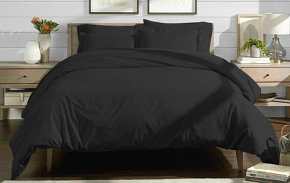 100% Bamboo Duvet Cover (only) in Black