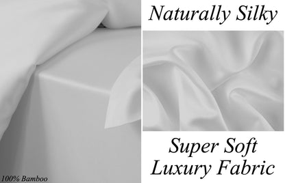 100% Bamboo Duvet Cover (only) in Light Grey