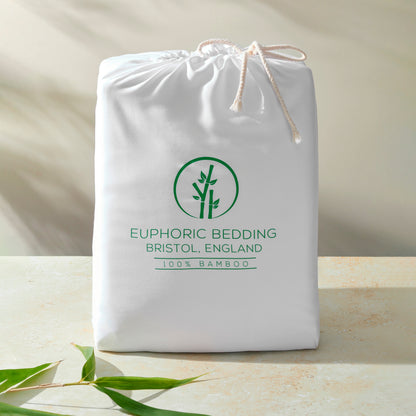 100% Bamboo Duvet Cover (only) in White