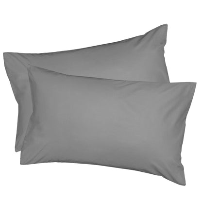 Egyptian Cotton Pillowcases in Grey (2 pack)