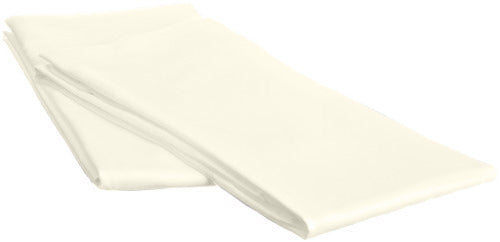 Egyptian Cotton Pillowcases in Cream (2 pack)