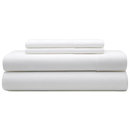 Pure Egyptian Cotton Duvet Cover Bed Set in Plain White